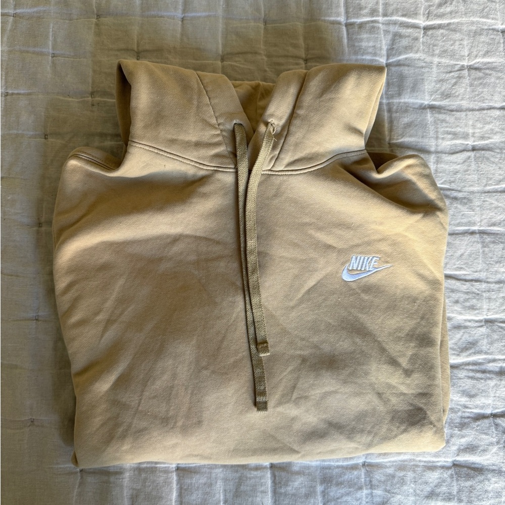 Nike | Butter Yellow Beige Sweatshirt Hoodie Size S
